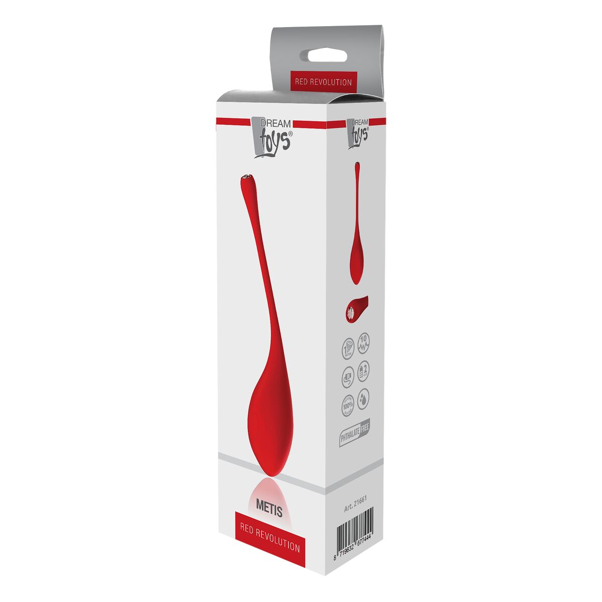Vibrator Jajce Dream Toys Red Revolution Rdeča